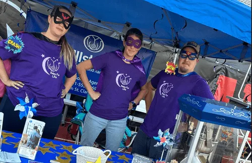 The Goines Team supporting the Montgomery County Relay For Life.