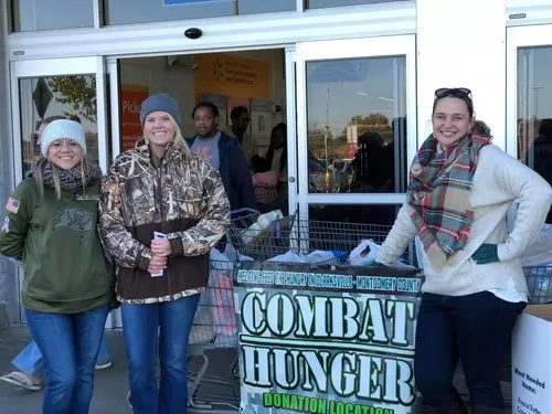 Supporting our local combat hunger fundraiser.