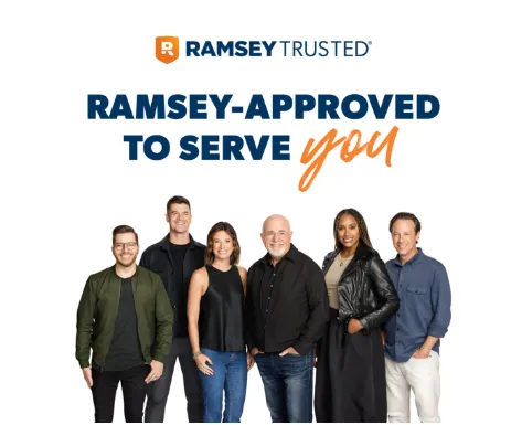 Ramsey Trusted, Ramsey-approved to serve you badge